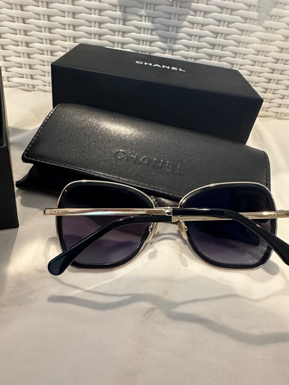 Chanel Rhinestone Sunglasses 100% Authentic - Picture 5 of 7